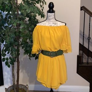 New!!! NY&C Gold Romper with tags